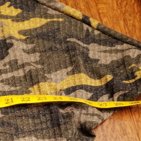 Ariella Camouflage Cowl Neck Hooded Top - Picture 11 of 12